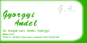 gyorgyi andel business card